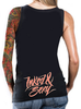 "Day of the Dead" Women's Tank in Coral