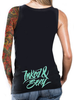 "Day of the Dead" Women's Tank in Mint Green